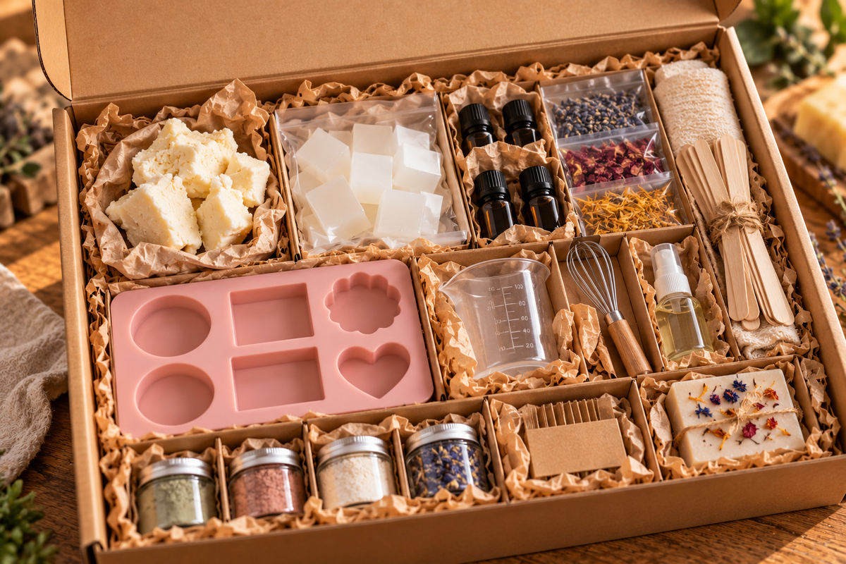 Kit para crear tu propio jabón de karité