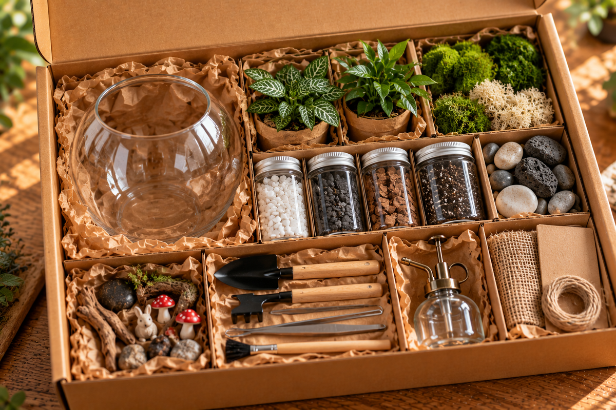 Kit para hacer tu propio terrarium